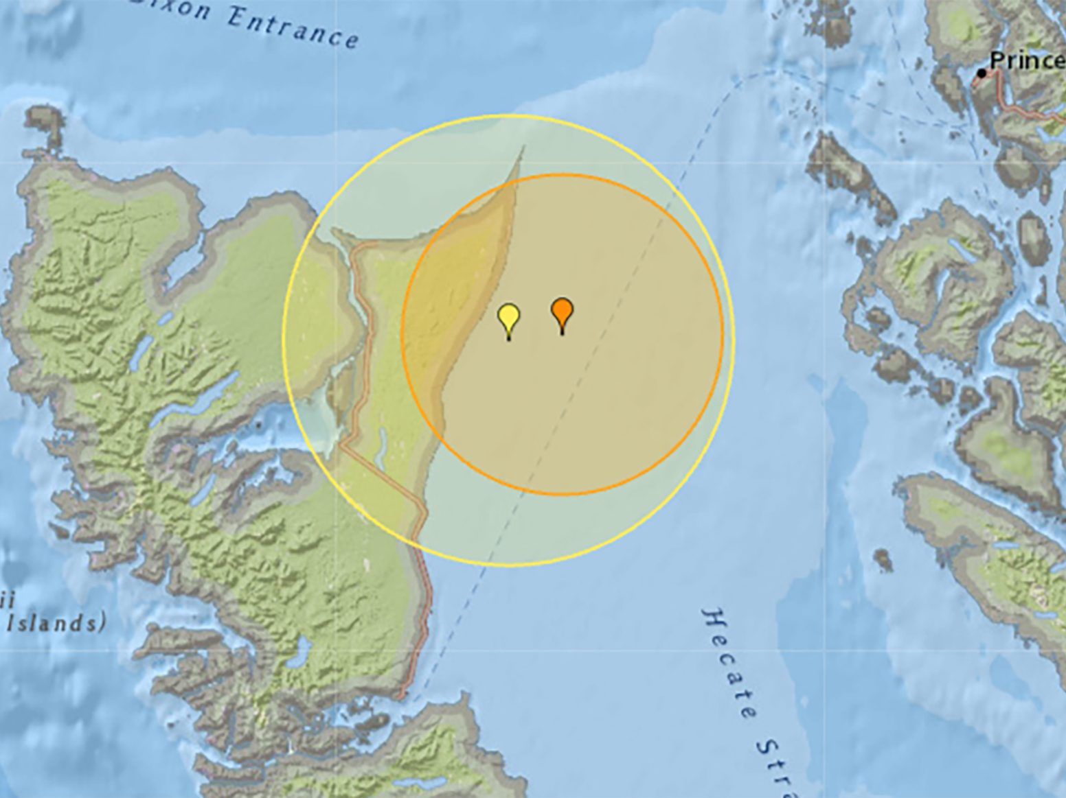 Quake Lightly Felt In Haida Gwaii, Masset, Port Clements And Skidegate ...