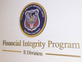 Logo of the B.C. RCMP serious and organized crime financial integrity unit.