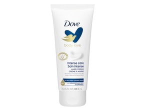 Dove Body Love Intense Care Hand Cream.