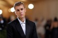 Justin Bieber attends the Metropolitan Museum of Art Costume Institute Gala in New York City, Sept. 13, 2021.