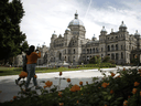 The B.C. legislature in Victoria, B.C.