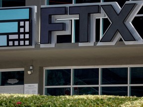 The entrance of the FTX Arena in Miami, Florida.