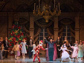 The party scene in The Nutcracker is a favourite of  Theepika Sivananthan, the 11-year-old dancer alternating the role with Poppie Jenke in Goh Ballet's The Nutcracker at Queen Elizabeth Theatre Dec. 15-18.