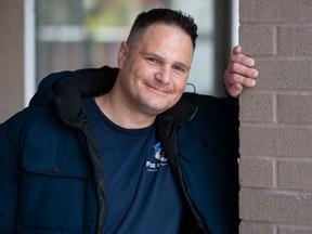 Steve Pelland, pictured in Surrey, is a peer support worker with B.C. Mental Health and Substance Use Service.