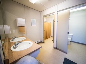 New modular facility with washrooms, showers opens in Surrey shelter ...