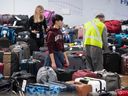 File photo of unclaimed luggage at YVR on Dec. 22.