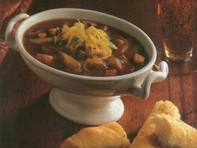 Serve a hearty ale with the spicy onion and ale soup. Photo: E. Jane Armstrong.