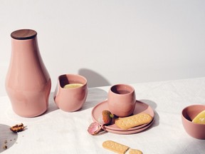 Carafe and ceramics by Førs Studio.