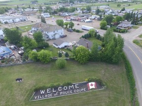 The village of Pouce Coupe southeast of Dawson Creek is home to under 800 residents and the scene of several political firestorms.