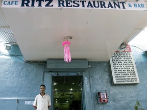 Cafe Ritz -a  very popular local restaurant which serves one of the best fish curries in Panaji.