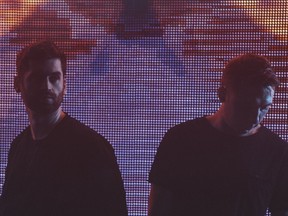 Odesza's Harrison Mills, left, and Clayton Knight will perform in Surrey this summer.