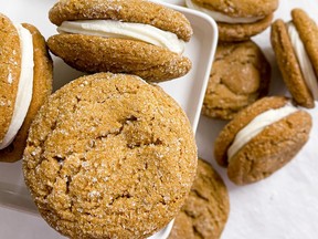 Chewy molasses cookies make excellent mid-morning and afternoon snacks and yummy desserts. Photo: Karen Gordon.
