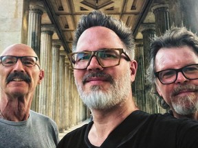The Stick Men are an American progressive rock supergroup with (from left) King Crimson's Tony Levin and Pat Mastelotto, with Markus Reuter. The trio plays the Rickshaw on Feb. 3.