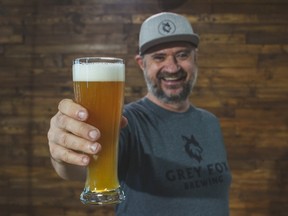 Chris Neufeld, owner and brewmaster of Grey Fox Brewing in Kelowna.