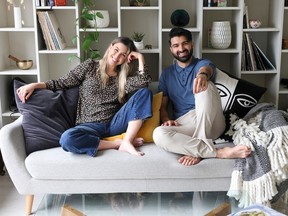 Swoon cards co-founders Savannah Golding and Reza Houshmand started their Vancouver company in 2019. To date, 1,000 sets of cards have been sold.