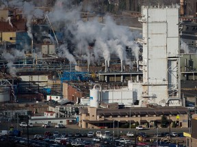Teck Mining Company's zinc and lead smelting and refining complex is pictured in Trail Nov. 26, 2012.
