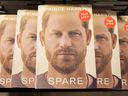 Copies of Prince Harry's new book 'Spare' on sale in a bookshop in London on Jan. 10, 2023.