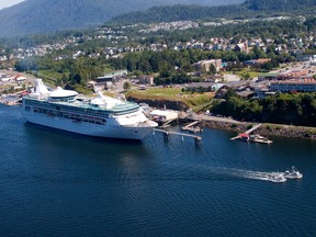 Cruise ship in Prince Rupert. Credit/Government of B.C.