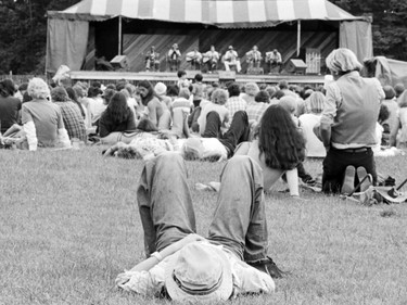 The Vancouver Folk Music festival at Brockton Point in Stanley Park. Acts included Leon Redbone. August 13, 1978.