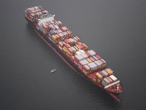 The MV Europe anchored off Vancouver has spilled fuel into English Bay, says the Canadian Coast Guard.