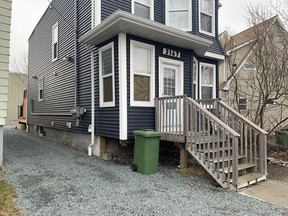 The house in Halifax where police say a 26-year-old man was fatally stabbed. The incident occurred during a suspected home invasion and no charges are being laid in the death, police say.