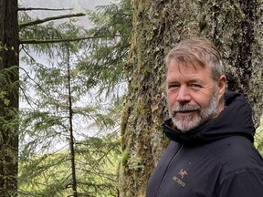 Ken Wylie is a survivor of a deadly avalanche in the Selkirk Mountains in 2003, as seen in this handout photo received Tuesday, Jan. 24, 2023. He is warning others to be cautious as the snowpack is now in similar conditions 20 years later.