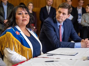 Blueberry Nation Chief Judy Desjarlais and B.C. Premier David Eby signed a landmark agreement last week.