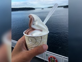 A regular passenger on a B.C> Ferries sailing recently bought ice cream for all the children.