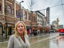  Vancouver Coun.  Sarah Kirby-Yung at the 800blk Granville street in Vancouver, BC, January 12, 2023.