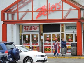 Zellers, here at Burnaby's Brentwood Mall back in 2013, is coming back to B.C.