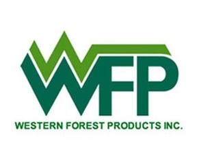 More than 100 workers in Port Alberni are the latest forest-industry employees to face layoffs as Western Forest Products confirms it will not restart its sawmill in that Vancouver Island city. The Western Forest Products Inc. logo is shown in this undated handout.