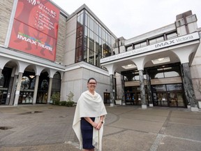 Royal B.C. Museum CEO Alicia Dubois outside the museum. DARREN STONE, TIMES COLONIST