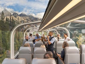 The Rocky Mountaineer is famous for the views of natural beauty that travellers get along the journey.