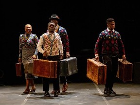 In Broken Chord, choreographer Gregory Maqoma, four singers from South Africa, and 16 members of Vancouver Chamber Choir tell the story of the African Native Choir's visit to the West. DanceHouse presents the show at the Vancouver Playhouse.