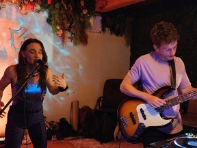 Days of Lavender is a musical project of, from left, Daniela Mae and Stephen Clarke.
