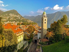 Ticino’s largest city of Lugano is a popular holiday destination for Swiss and foreigners.