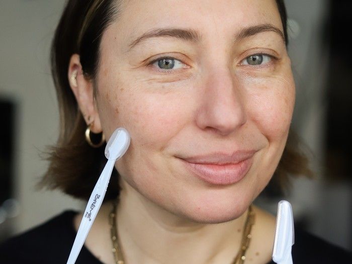 Nadia Albano Dermaplaning my face at home Calgary Herald