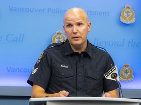 Vancouver Police Department spokesman Sgt. Steve Addison in a file photo.