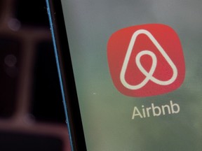 Airbnb app is seen on a smartphone in this illustration taken, February 27, 2022. REUTERS/Dado Ruvic