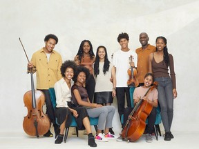 The Kanneh-Mason family, gifted musicians performing music for combinations of violin, cello and piano.