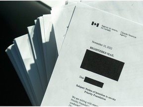 CRA documents about B.C. charities whose status was revoked