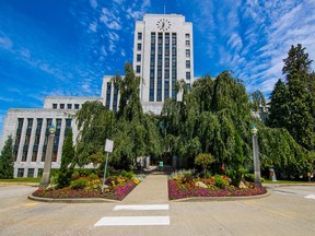 VANCOUVER, BC, Vancouver City Hall stock image, 453 W 12th Ave, Vancouver. "stock photo" or "stock image"  ......................(Photo credit: Francis Georgian / Postmedia) , Vancouver. Vancouver Reporter: , ( Francis Georgian / PNG staff photographer) [PNG Merlin Archive]