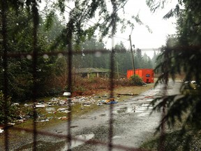 A fence has been erected and a large garbage bin has been put on a property at 20256 34th Avenue in Langley that had become a dump site and squatters' haven in recent weeks.