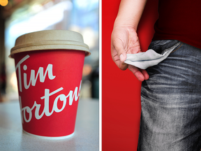 Tims Hortons replaced its chief executive this week and a new report found that millennials account for half of insolvencies in Ontario.