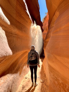 Peek-a-boo Slot Canyon tour.