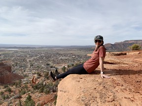 Many of the hikes lead to a spectacular view of downtown Kanab.