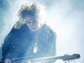 BYRON BAY, AUSTRALIA - JULY 23:  Robert Smith of The Cure performs during Splendour in the Grass 2016 on July 23, 2016 in Byron Bay, Australia.