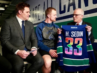 Canucks to wear themed warm-up jerseys for annual Pride night