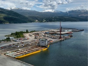 B.C. currently has five new liquefied natural gas projects in play, including LNG Canada.