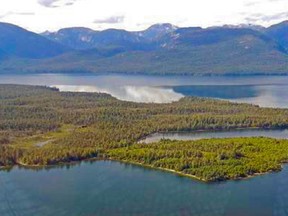 The proposed site of the Ksi Lisims LNG project at Wil Milit at the northern tip of Pearse Island in the Portland Canal, north of Prince Rupert, B.C. The Wil Milit site is located on approximately 1.14 square kilometres of level land. Wil Milit is owned by the Nisga'a Nation in fee simple.